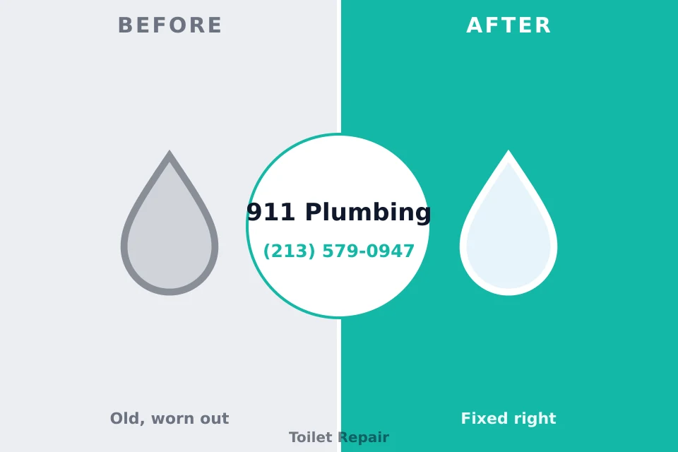 Before and after: plumbing repair Issaquah, WA